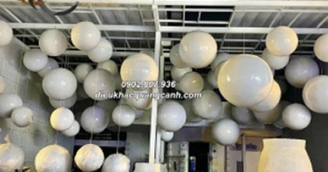 Trang Trí Quán Bằng Trái Trân Châu Nhựa Composite