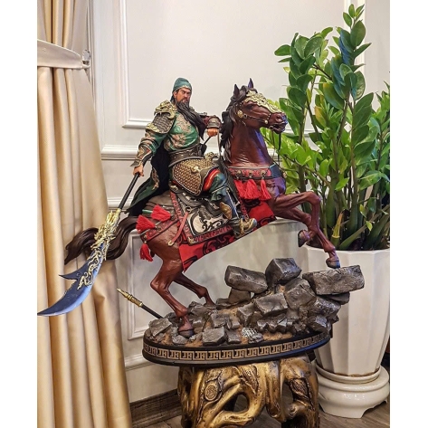 Mô hình ngựa Quan Công bằng mút xốp: Bền đẹp & tinh xảo