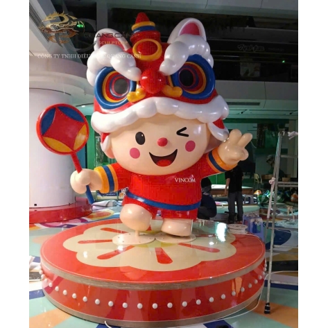 Mô hình trang trí trung thu bằng xốp | Mỹ Thuật Quang Cảnh