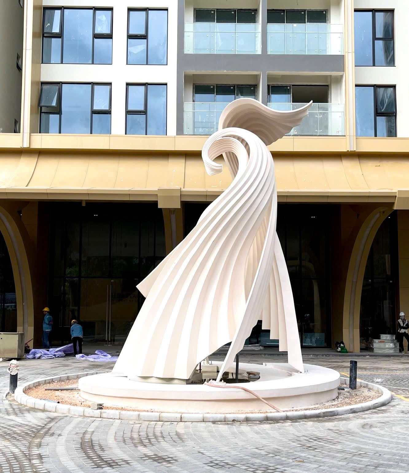 Mô hình trang trí khuôn viên bằng mút xốp